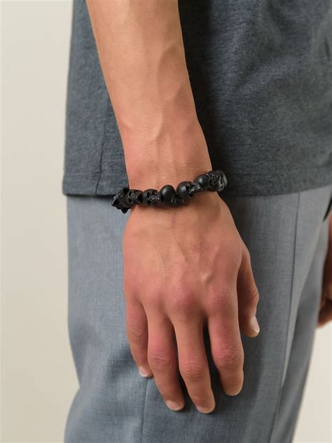 alexander mcqueen mens bracelet